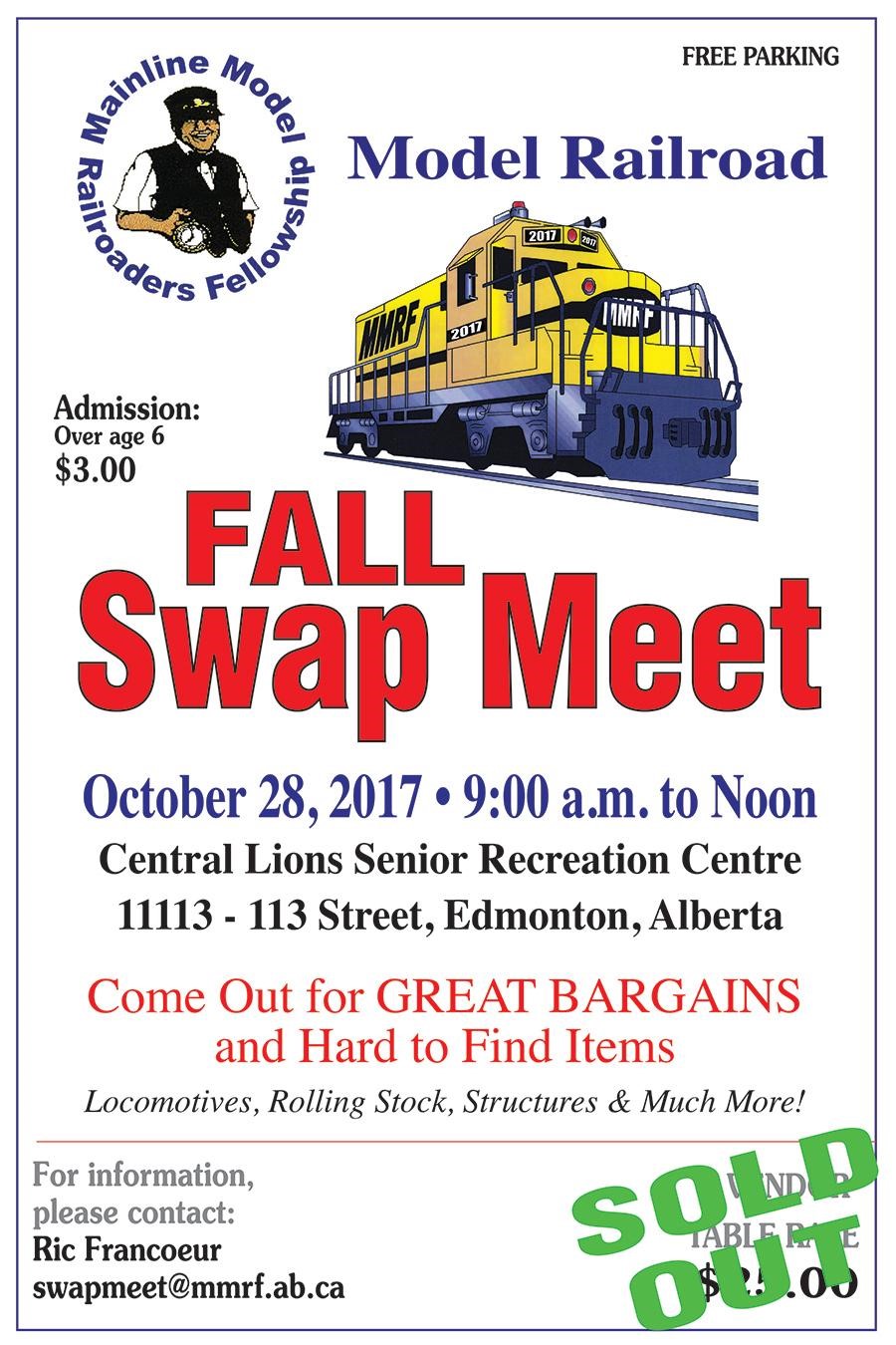 MMRF Fall Swap Meet