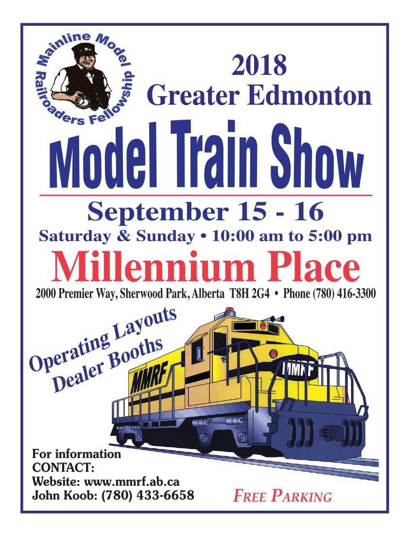 2018 Greater Edmonton Model Train Show