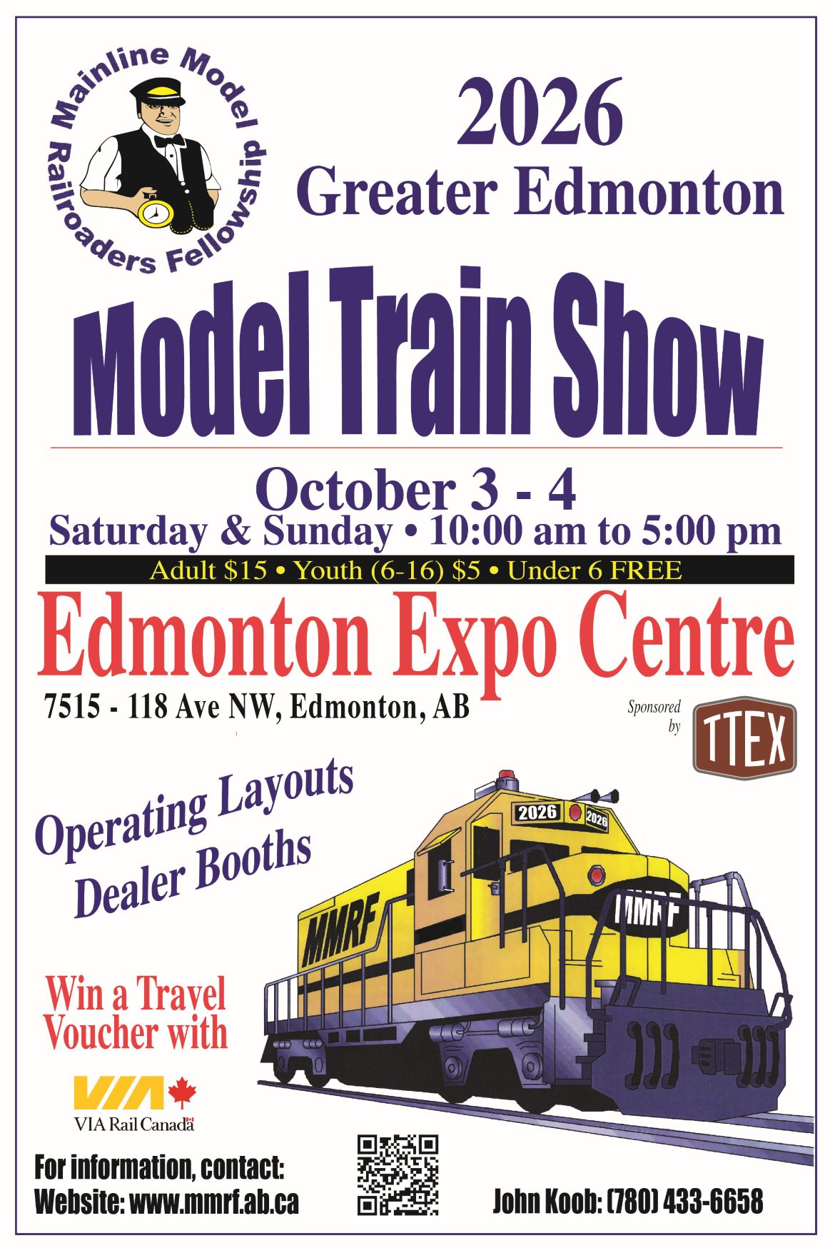2026 Greater Edmonton Train Show