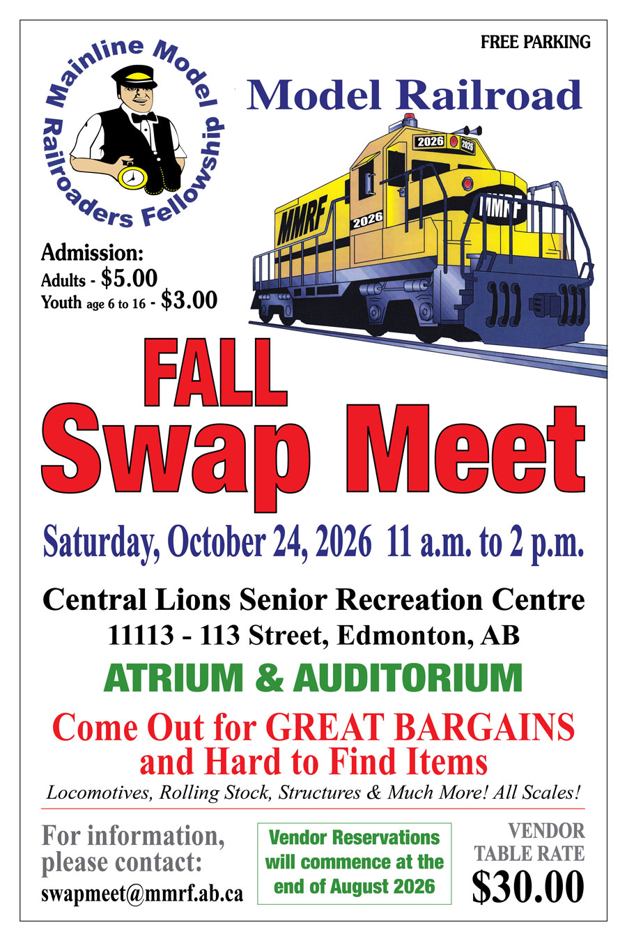 MMRF Fall Swap Meet